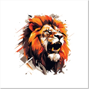 lion Posters and Art